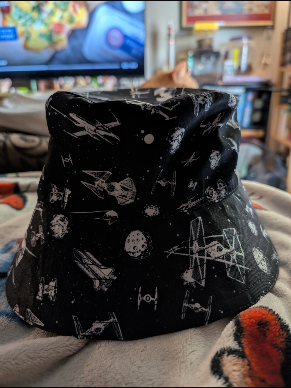 Black Galaxy Starfighter Bucket Hat